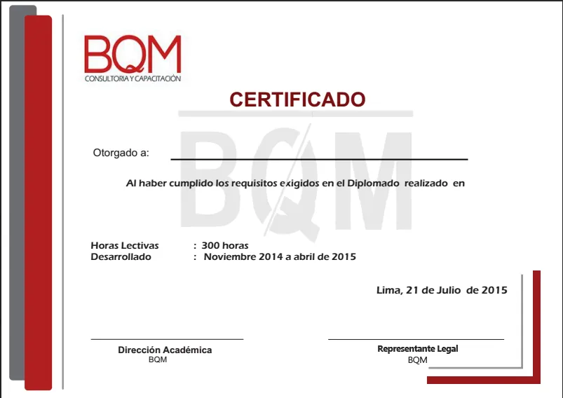 Taller certificado